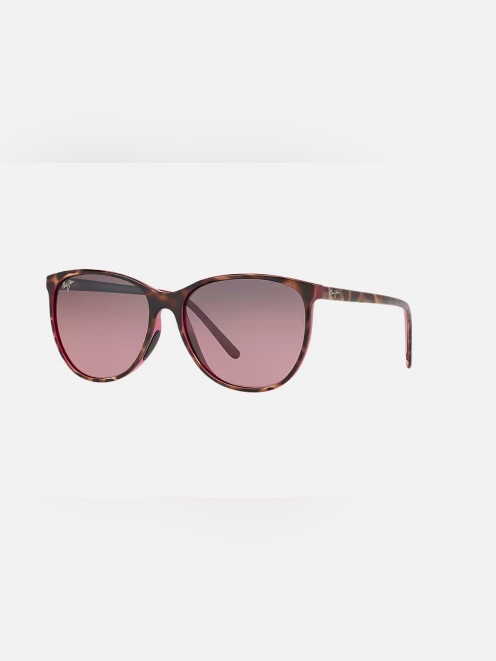 Maui Jim Pink Tortoise Frame Sunglasses with Pink Gradient Lenses